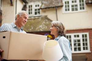 Older couple moving home